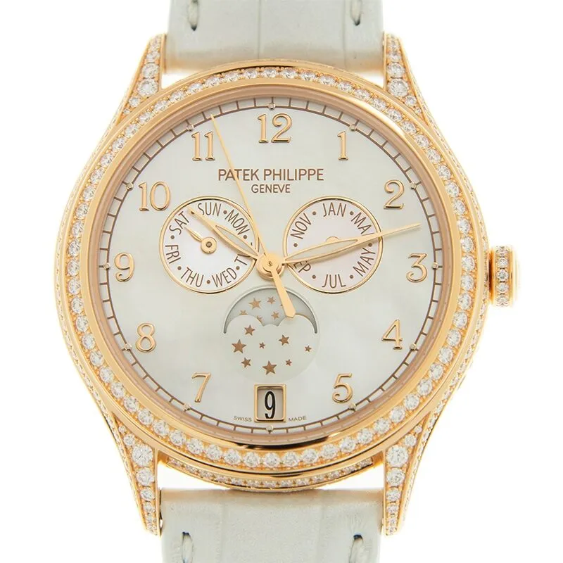 Patek Philippe Complications White Balinese Mother Of Pearl Dial Automatic Ladies Watch 4948R-001