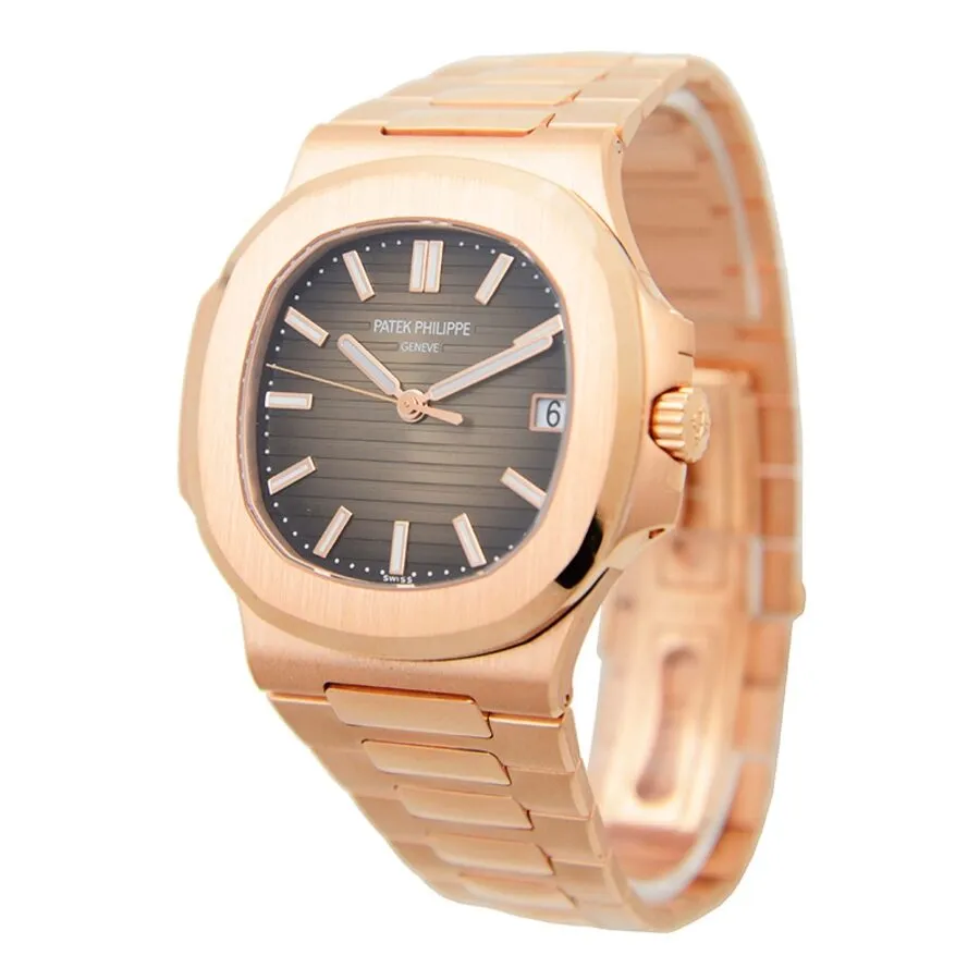 Patek Philippe Nautilus Brown Dial 18K Rose Gold Automatic Men's Watch 5711-1R-001