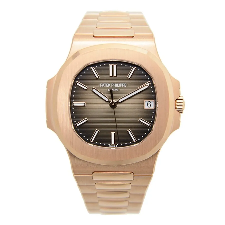 Patek Philippe Nautilus Brown Dial 18K Rose Gold Automatic Men's Watch 5711-1R-001