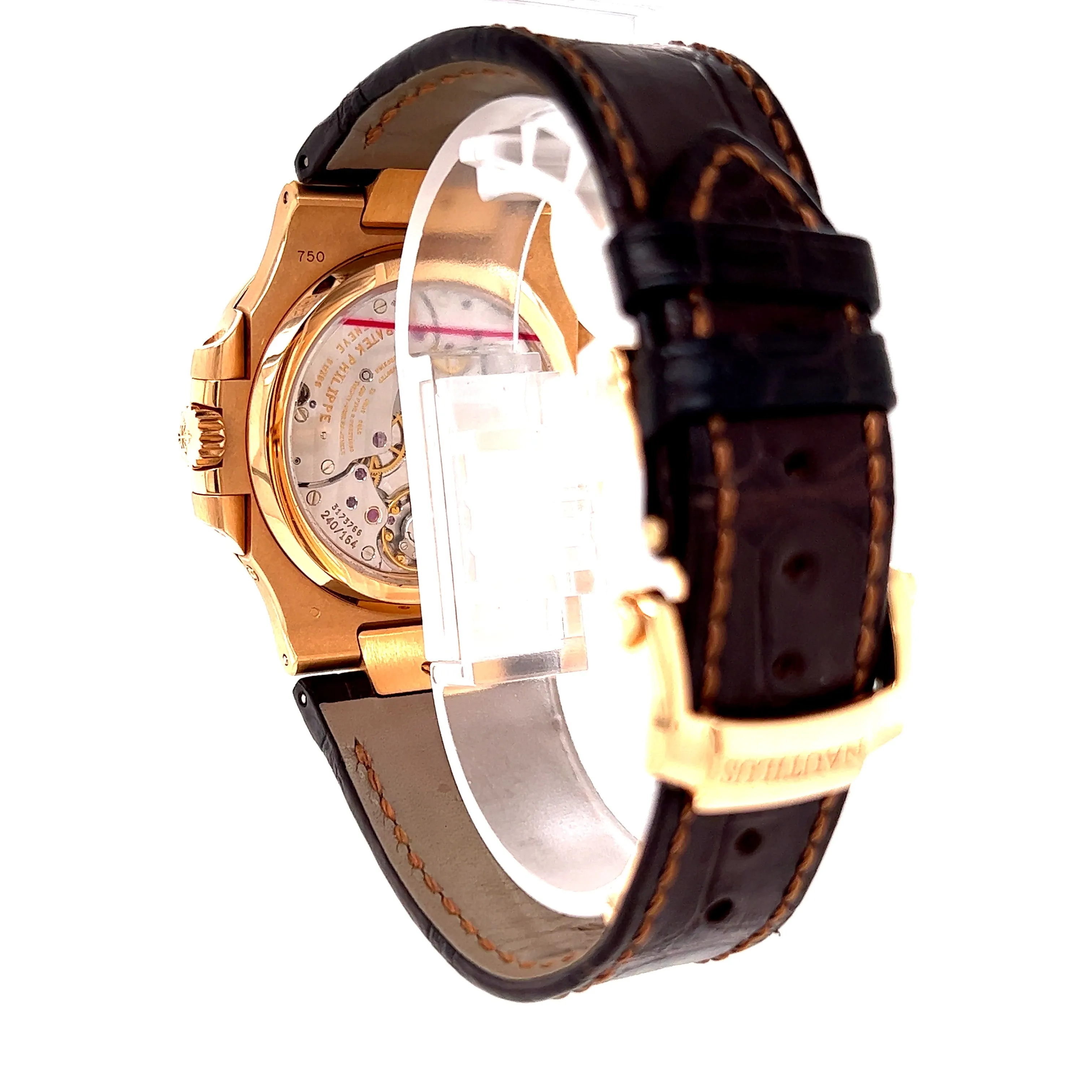 Patek Philippe - Pre-owned Rose Gold Nautilus 5712R Moonphase