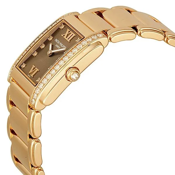 Patek Philippe Twenty 4 Diamond 18K Rose Gold Ladies Watch 4910-11R-010 4910/11R-010