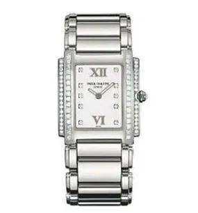 Patek Philippe Twenty~4 Diamond 18kt White Gold Ladies Watch 4910-20G