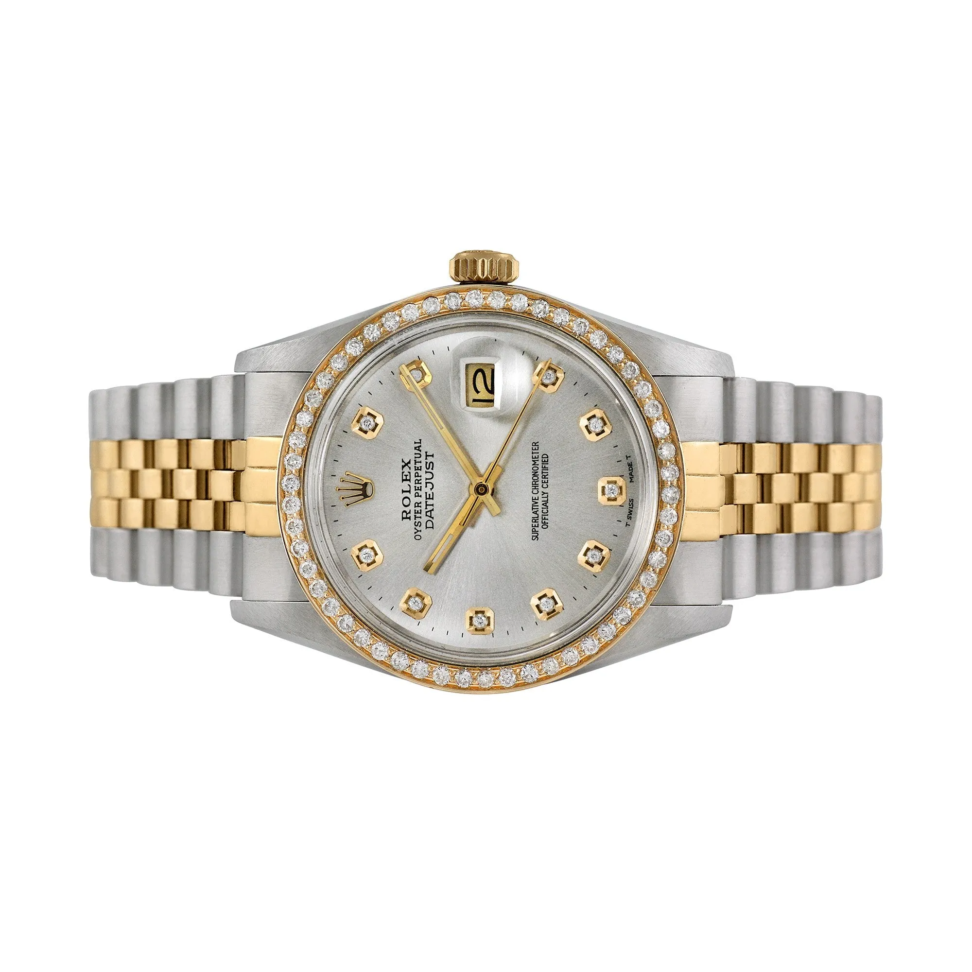Pre-owned Rolex Men's Two-tone  Datejust #76
