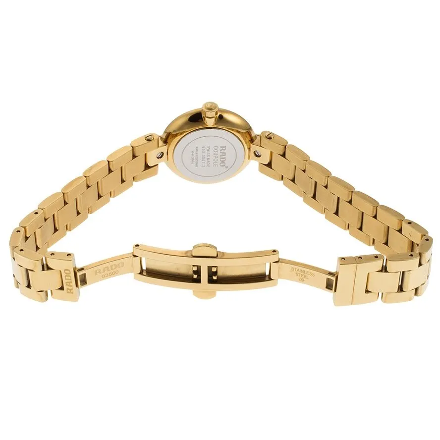 Rado Couple White Mother of Pearl Diamond Dial Ladies Watch R22857923