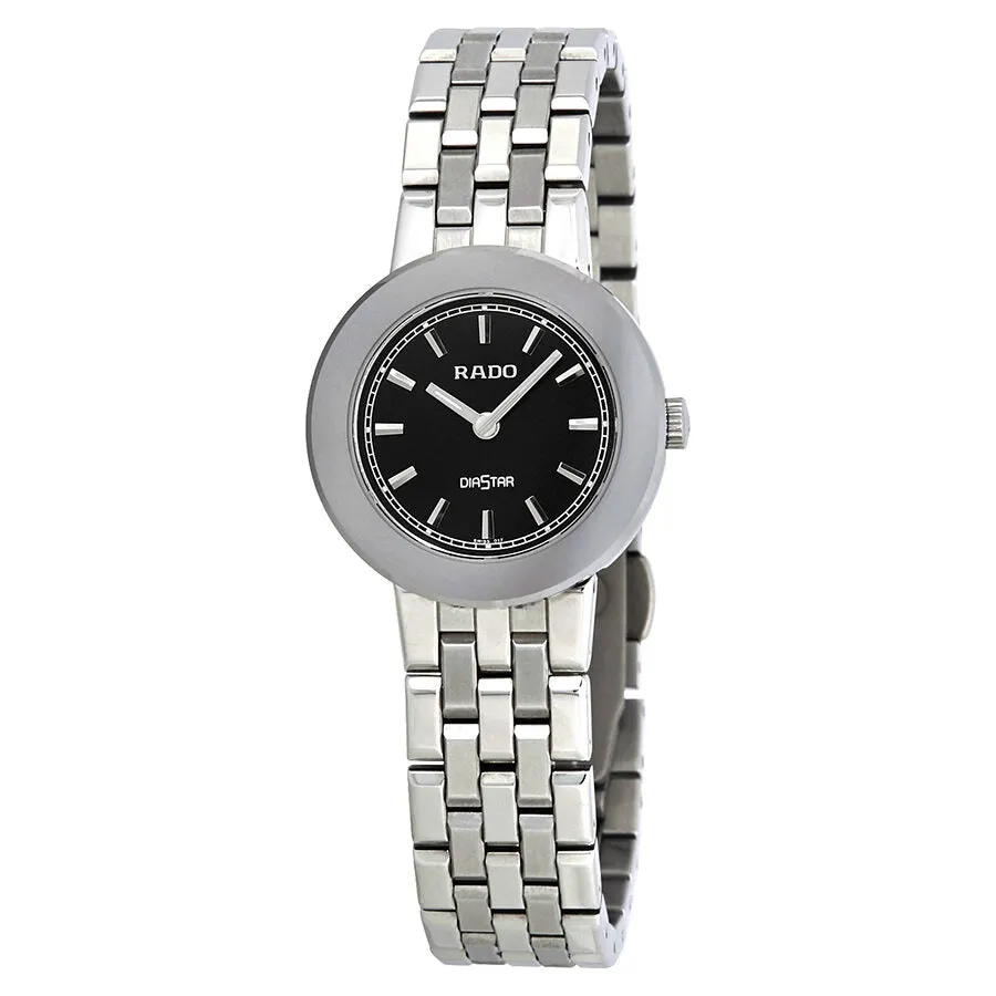 Rado Diamaster Black Dial Ladies Watch R14342173