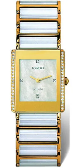 Rado Integral Superjubile Diamond 18kt Yellow Gold Pearl-tone Ceramic Unisex Watch R20338902