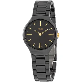 Rado True Quartz Black Dial Ladies Watch R27742172