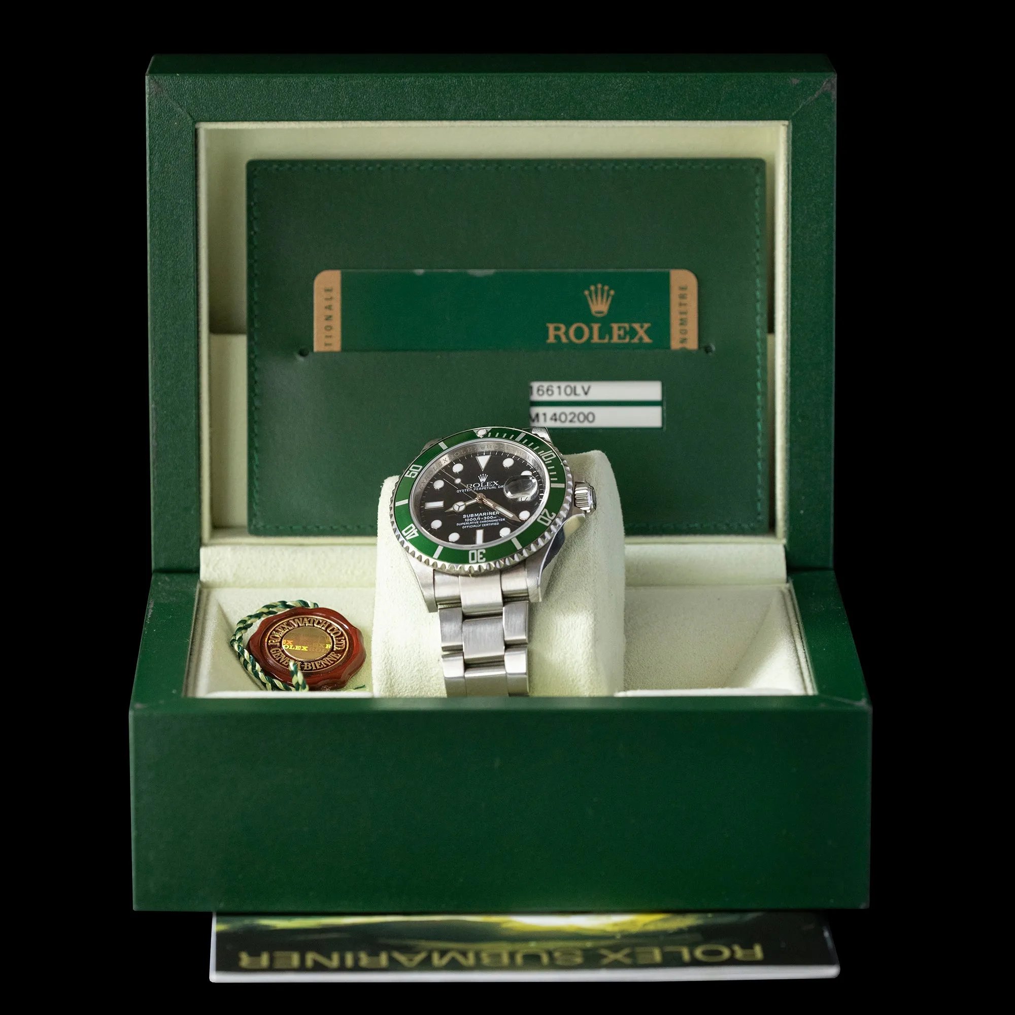 Rolex - 2008 Submariner 'Kermit' 16610LV
