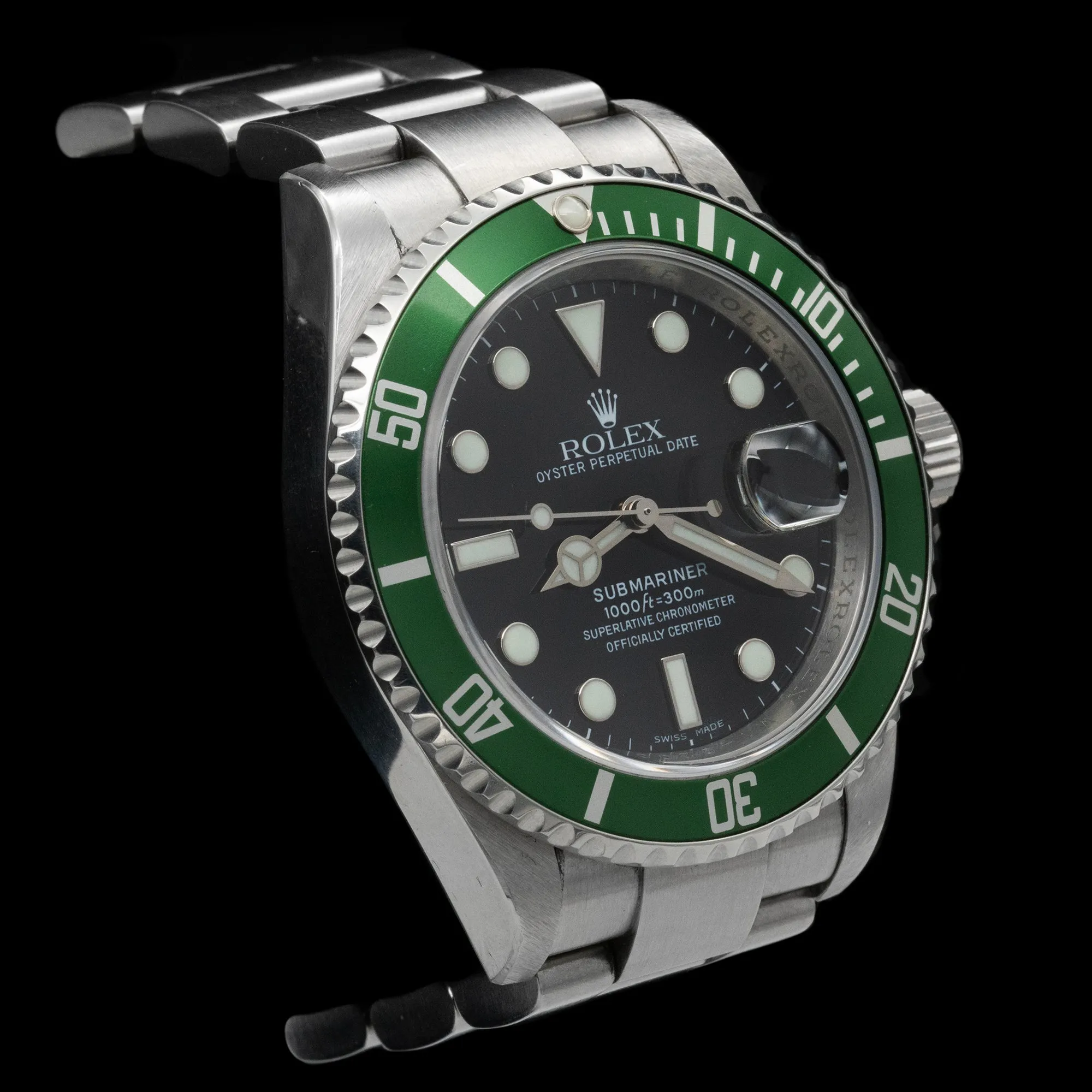 Rolex - 2008 Submariner 'Kermit' 16610LV