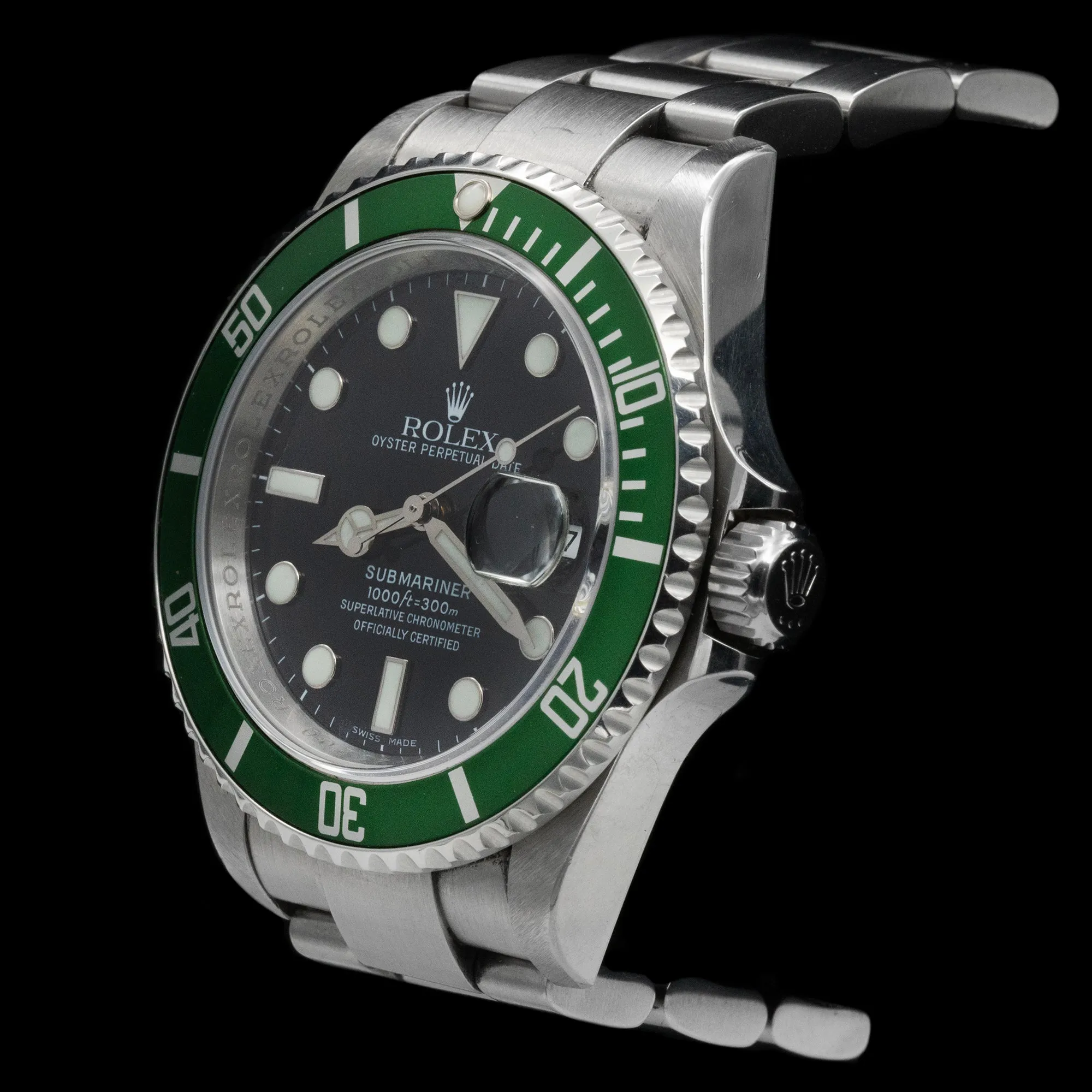 Rolex - 2008 Submariner 'Kermit' 16610LV