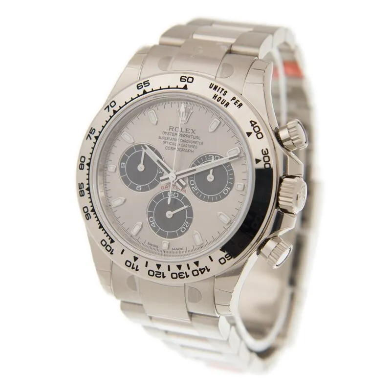 Rolex Cosmograph Daytona Chronograph Automatic Chronometer Grey Dial Watch 116509GYRO 116509 GYRO