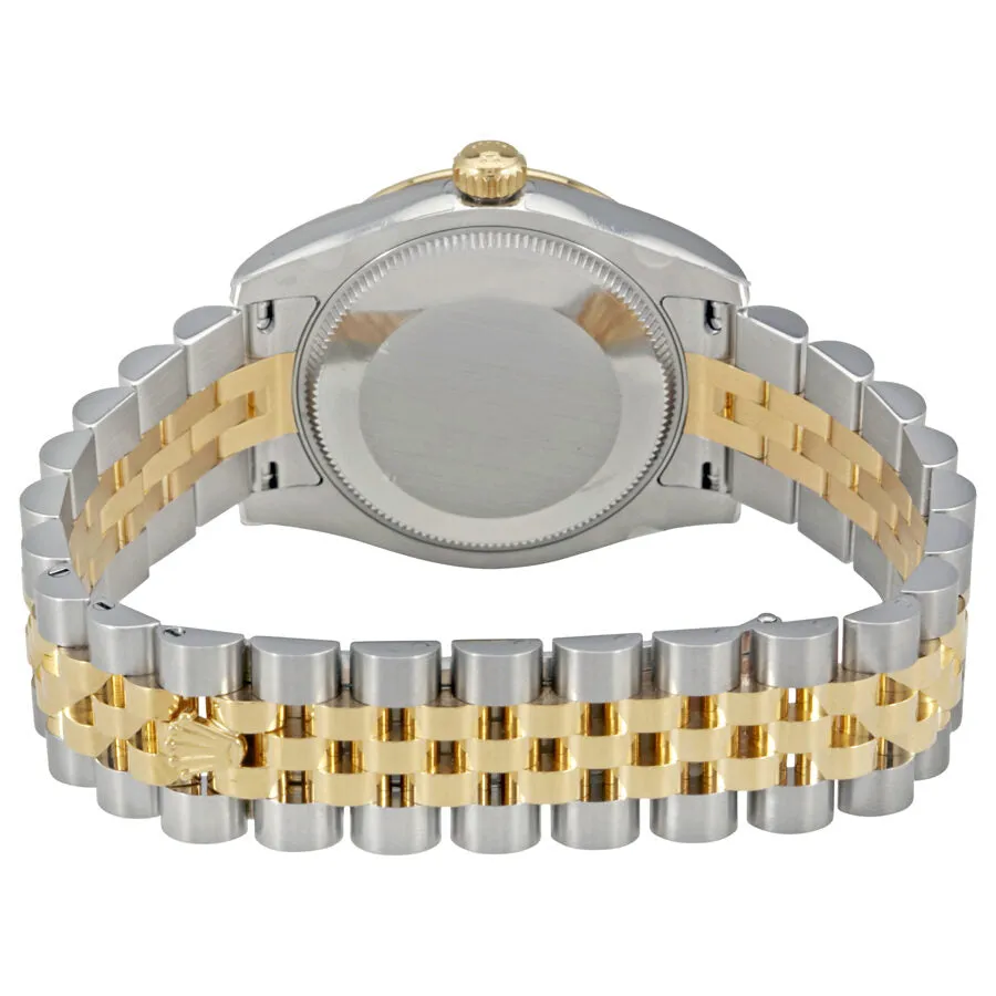 Rolex Datejust 31 Green Roman Numeral Diamond Dial Steel and 18K Yellow Gold Ladies Watch 178343GNRDJ