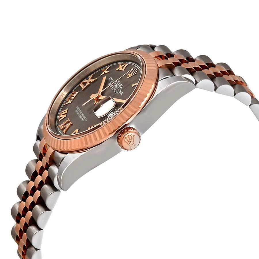 Rolex Datejust 36 Dark Rhodium Diamond Dial Steel and 18kt Everose Gold Jubilee Watch 126231DRRDJ