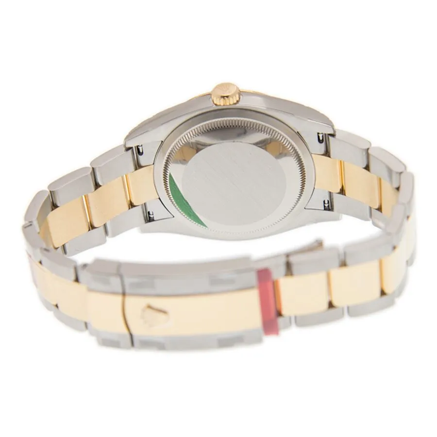 Rolex Datejust 36 White Dial Automatic Men's Steel and 18k Yellow Gold Oyster Watch 126203WRO