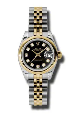 Rolex Datejust Automatic Stainless Steel 18kt Yellow Gold Jubilee Ladies Watch 179163BKDJ