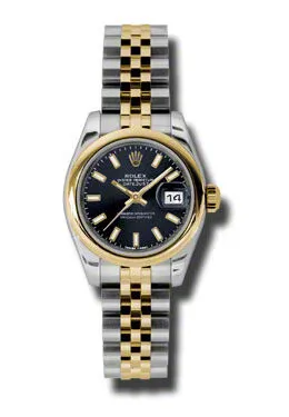 Rolex Datejust Automatic Stainless Steel 18kt Yellow Gold Jubilee Ladies Watch 179163BKSJ