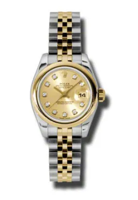 Rolex Datejust Automatic Stainless Steel 18kt Yellow Gold Jubilee Ladies Watch 179163CDJ