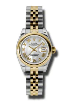 Rolex Datejust Automatic Stainless Steel 18kt Yellow Gold Jubilee Ladies Watch 179163MRJ