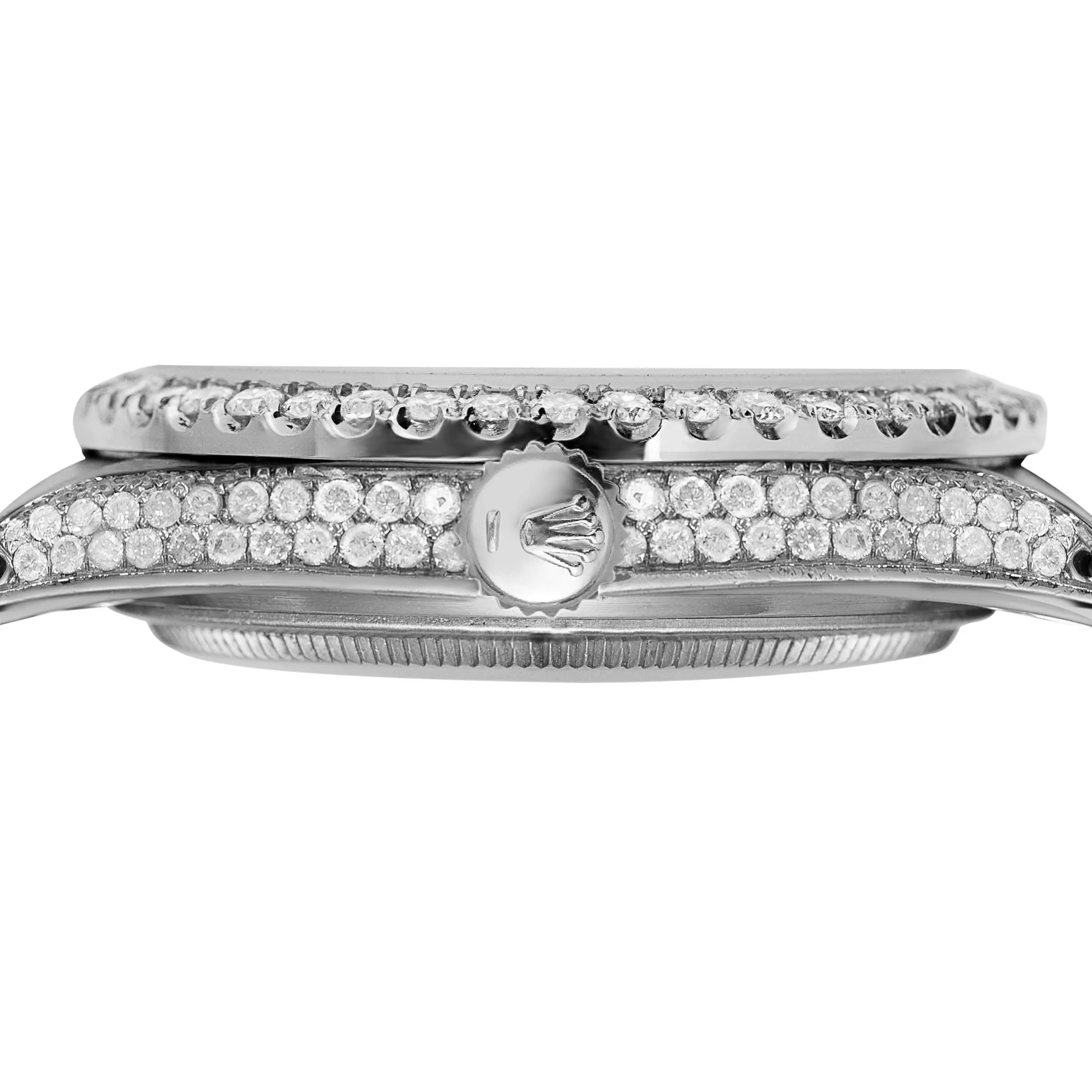 Rolex Datejust Diamond Bezel Watch 36mm Diamond Dial | 11.10ct