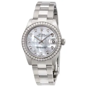 Rolex Datejust Lady 31 Mother of Pearl Dial Stainless Steel Oyster Bracelet Automatic Watch 178384MDO