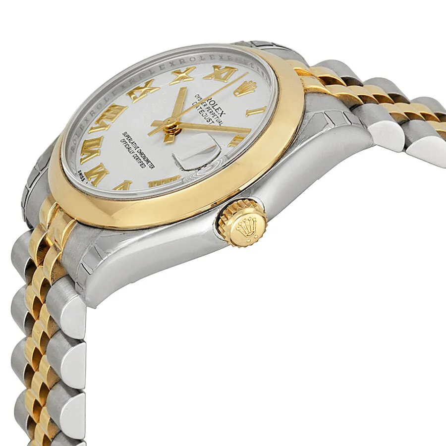 Rolex Datejust Lady 31 White Dial Stainless Steel and 18K Yellow Gold Jubilee Bracelet Automatic Watch 178243WRJ