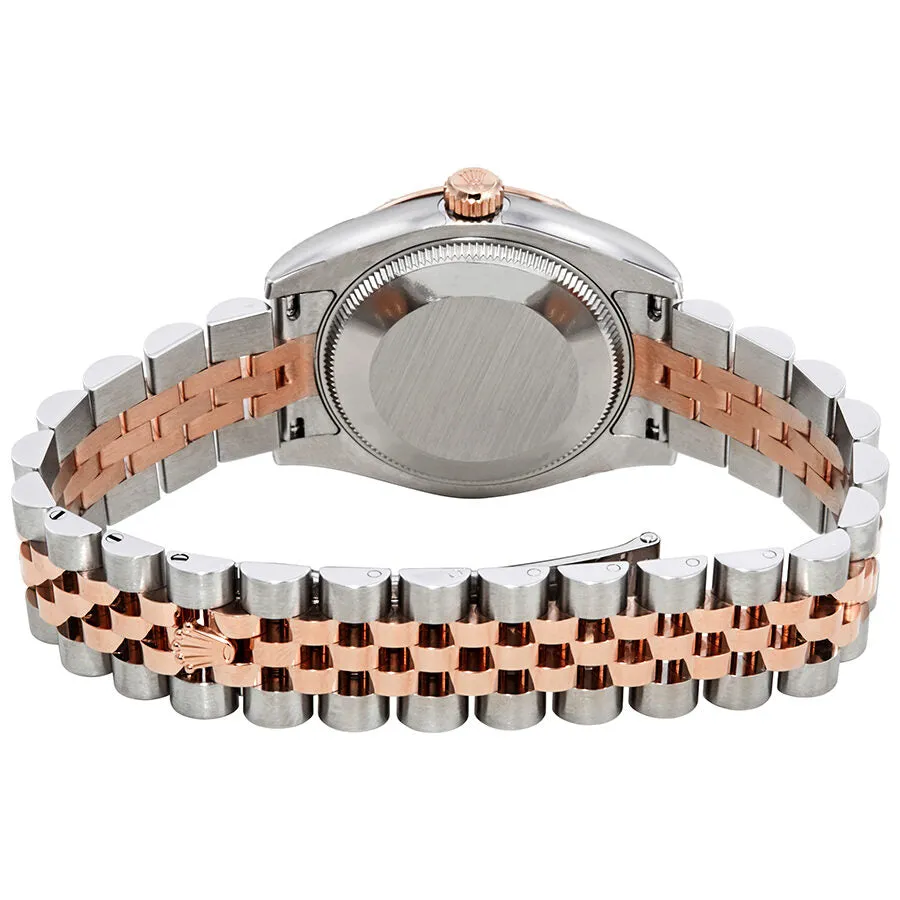 Rolex Datejust Mother of Pearl Diamond Steel and Pink Gold Ladies Watch 178341MDJ