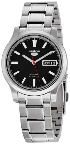 Seiko Series 5 Automatic Black Dial Men's Watch SNK795
