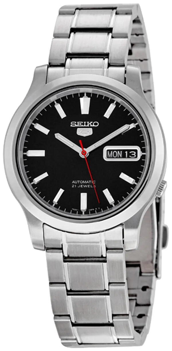 Seiko Series 5 Automatic Black Dial Men's Watch SNK795