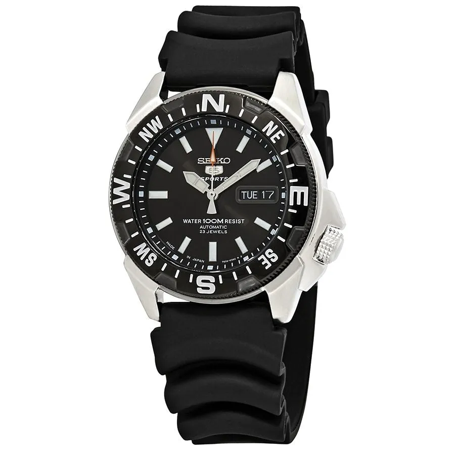 Seiko Series 5 Automatic Black Dial Men's Watch SNZE81J2