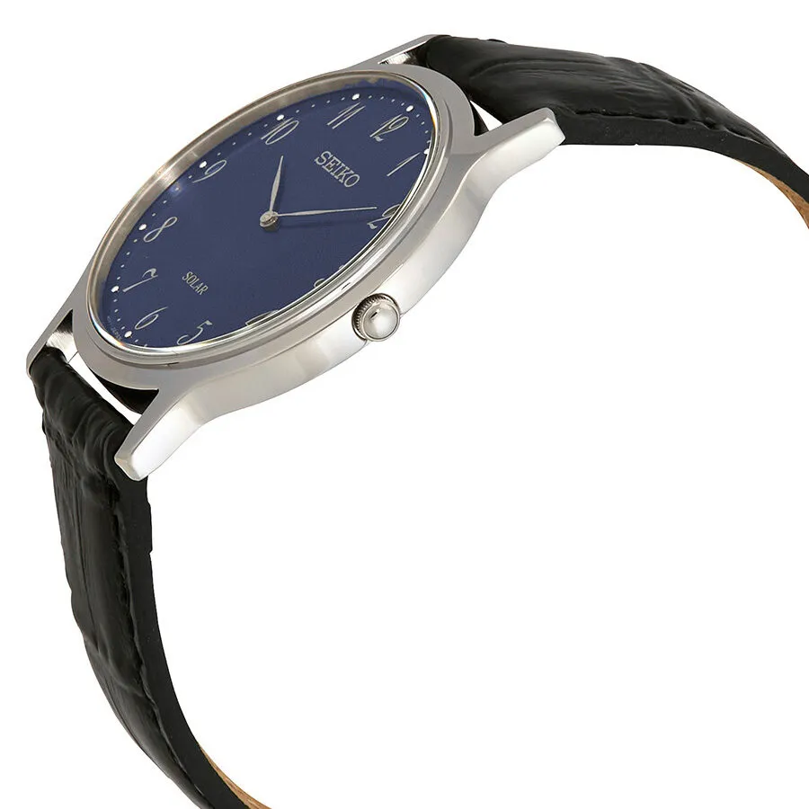 Seiko Solar Blue Dial Men's Watch SUP861