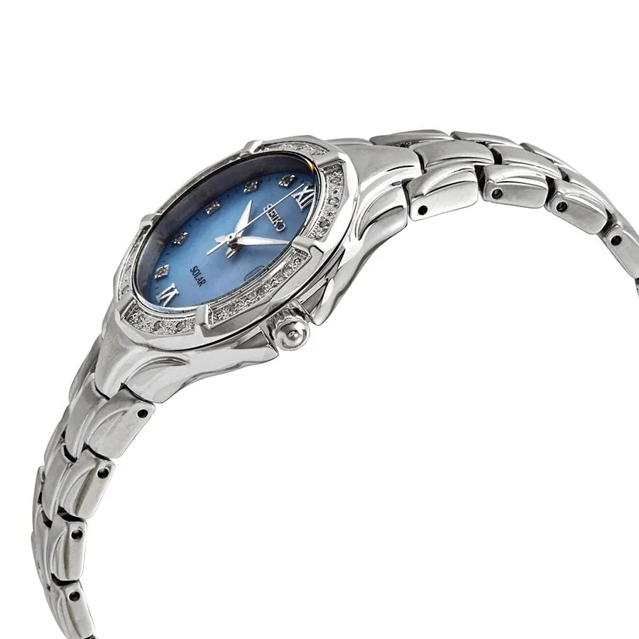 Seiko Solar Quartz Diamond Ladies Watch SUT371