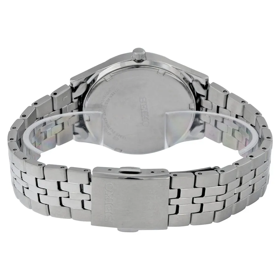 Seiko Solar White Dial Men's Watch SNE031