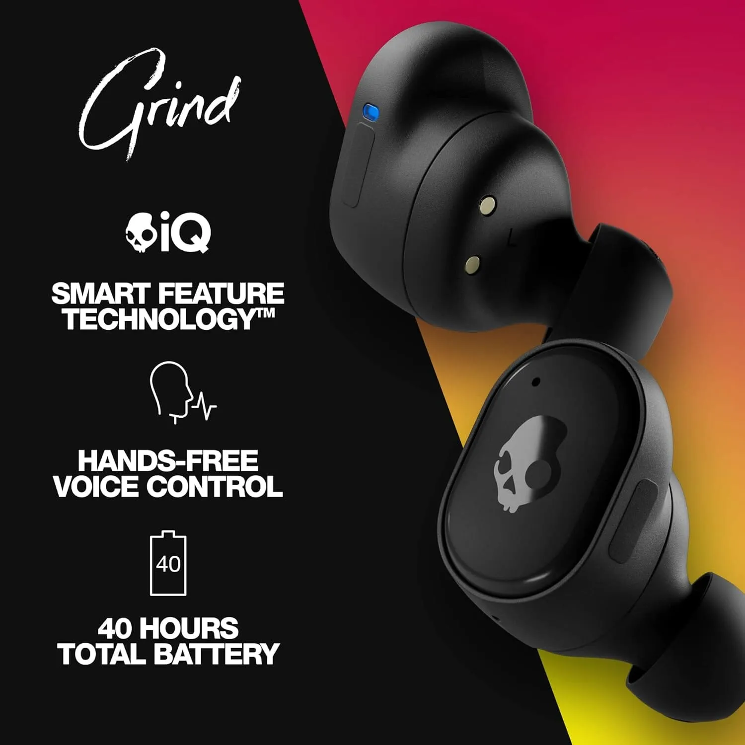 Skullcandy Grind In-Ear Wireless Earbuds  (Refurbished)