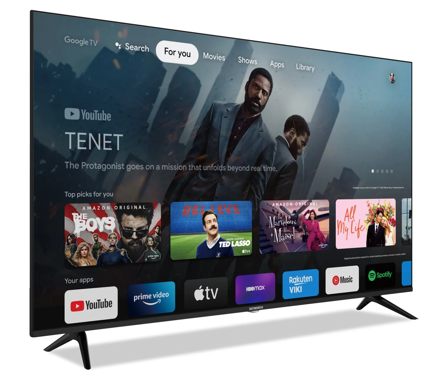 Skyworth 65" 4K UHD Smart Google TV