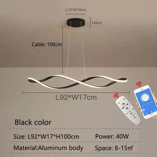 Smart Home Alexa Hanging Modern Chandelier For Dining Living Room Kitchen Lamp Gold/Chrome Plated Led Chandelier Light Fixtures
