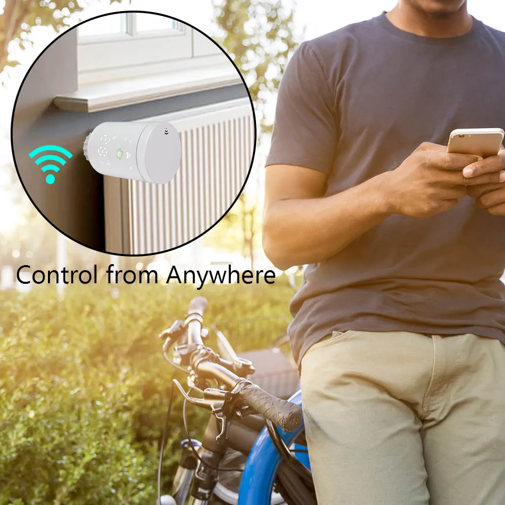 Smart radiator thermostat Programmable Voice Temperature Control Valve