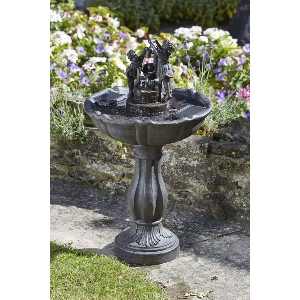 Smart Solar 84cm Tipping Pail Solar Water Feature