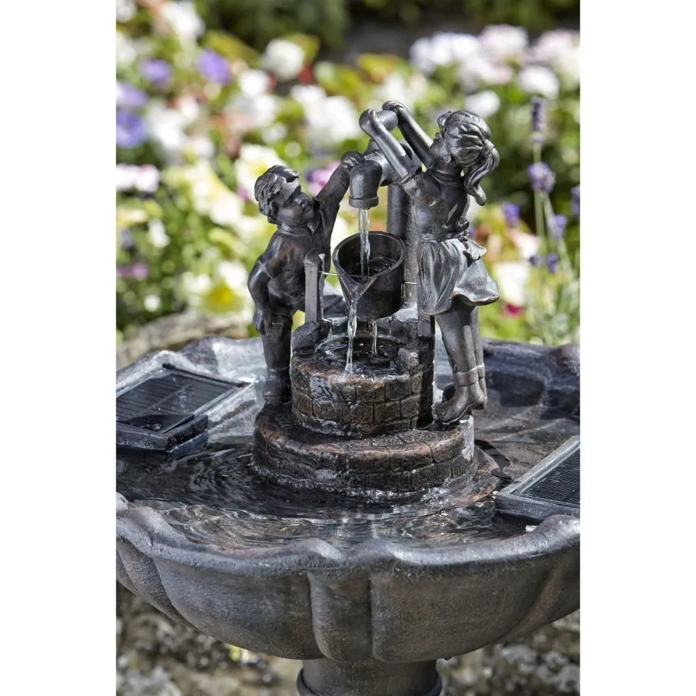 Smart Solar 84cm Tipping Pail Solar Water Feature