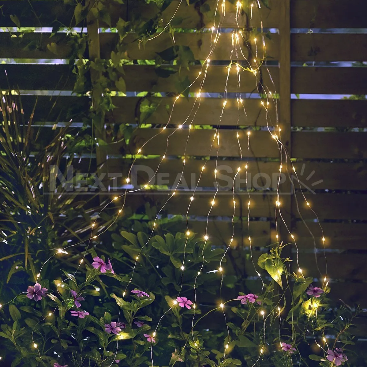 Solar-Powered Copper Wire Firefly Lights