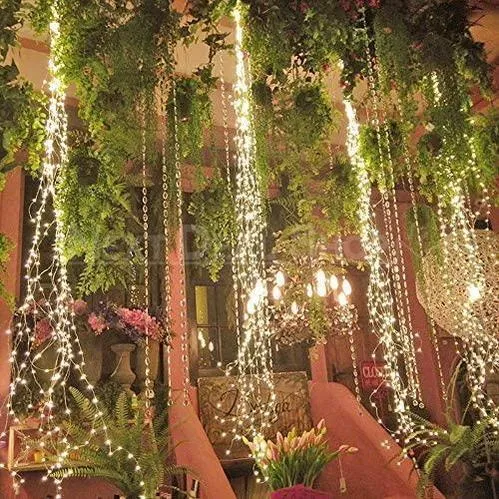 Solar-Powered Copper Wire Firefly Lights