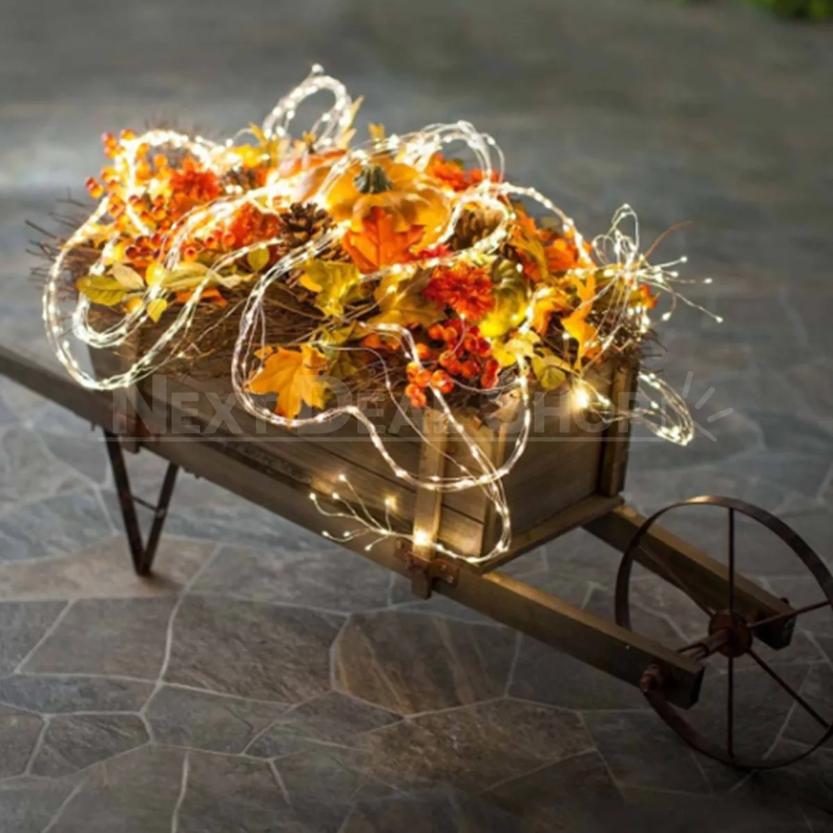 Solar-Powered Copper Wire Firefly Lights