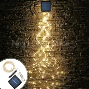 Solar-Powered Copper Wire Firefly Lights