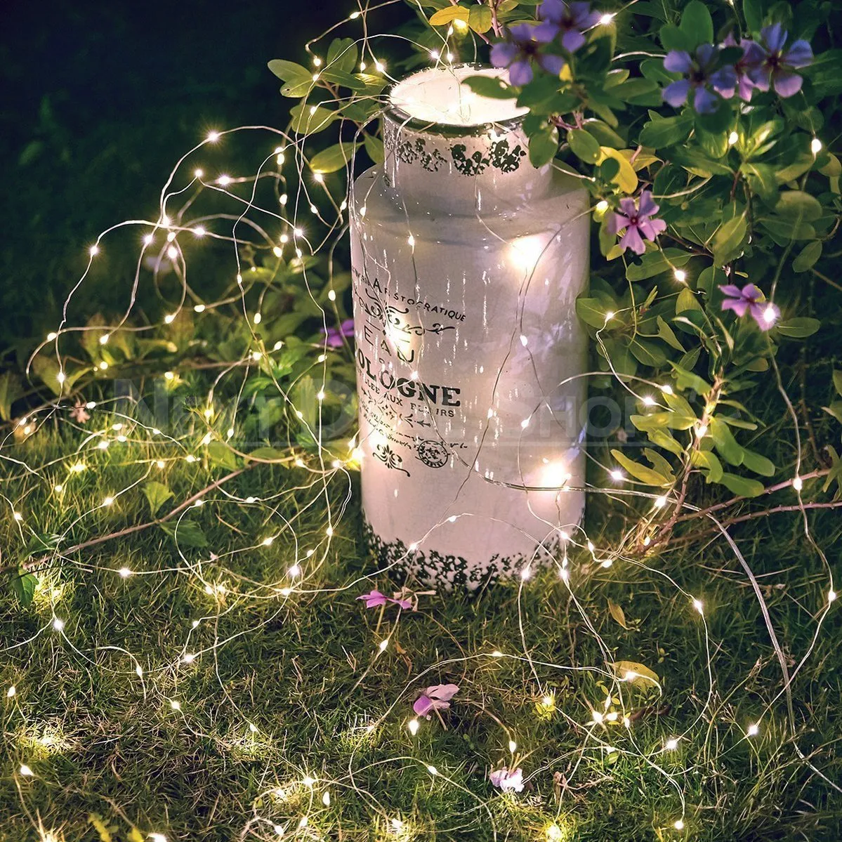 Solar-Powered Copper Wire Firefly Lights