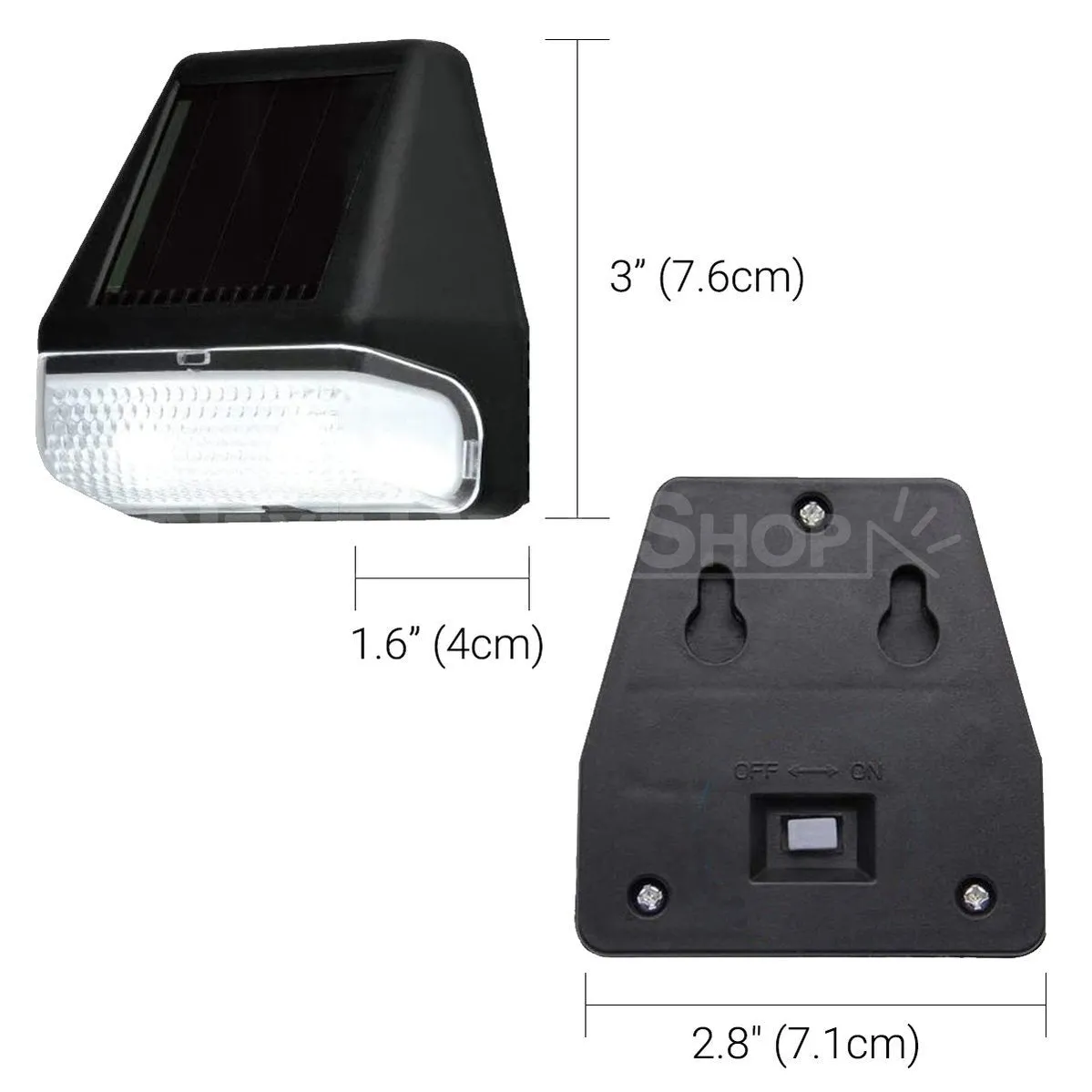 Solar Powered Fence Lamp