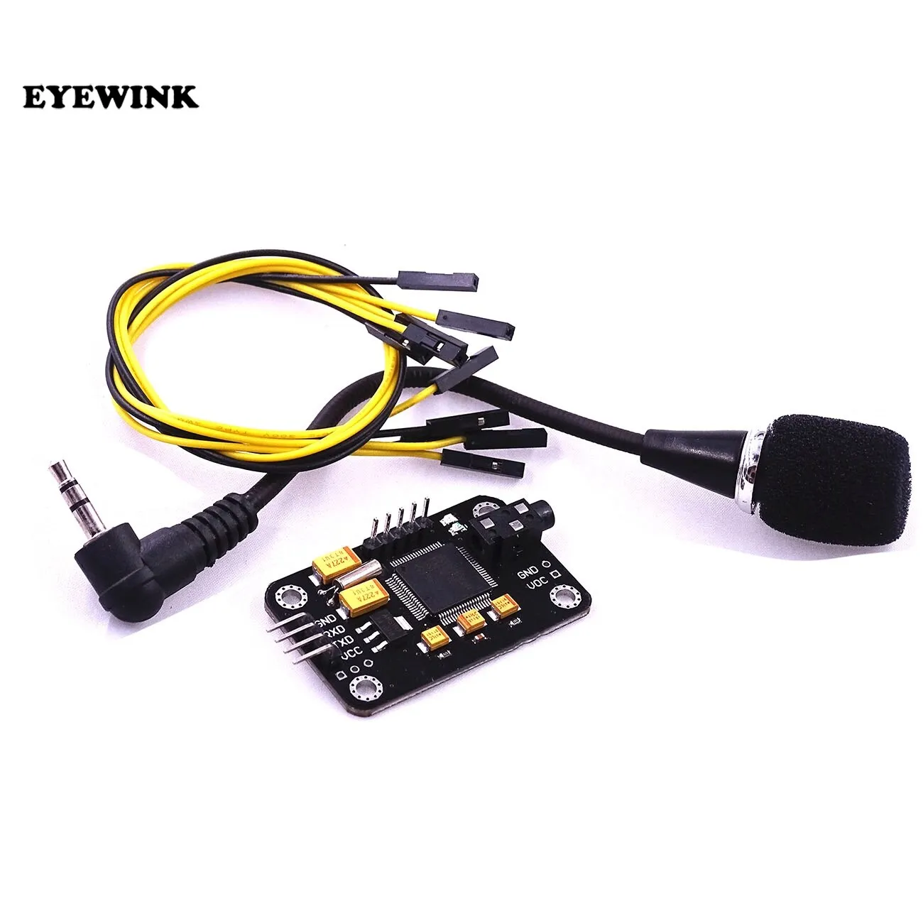 Speech Recognition Module Voice Recognition Module Serial Control Module with Micro and 4pin wire For Arduino