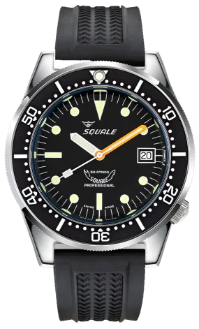 Squale 50 Atmos Black 1521-026/A 1521CL.VO