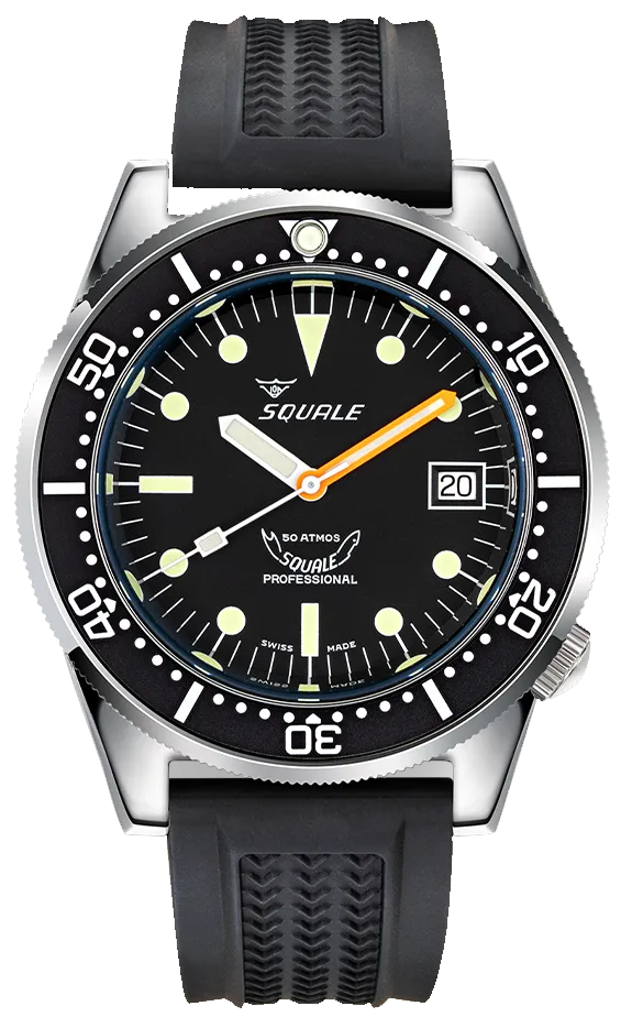 Squale 50 Atmos Black 1521-026/A 1521CL.VO