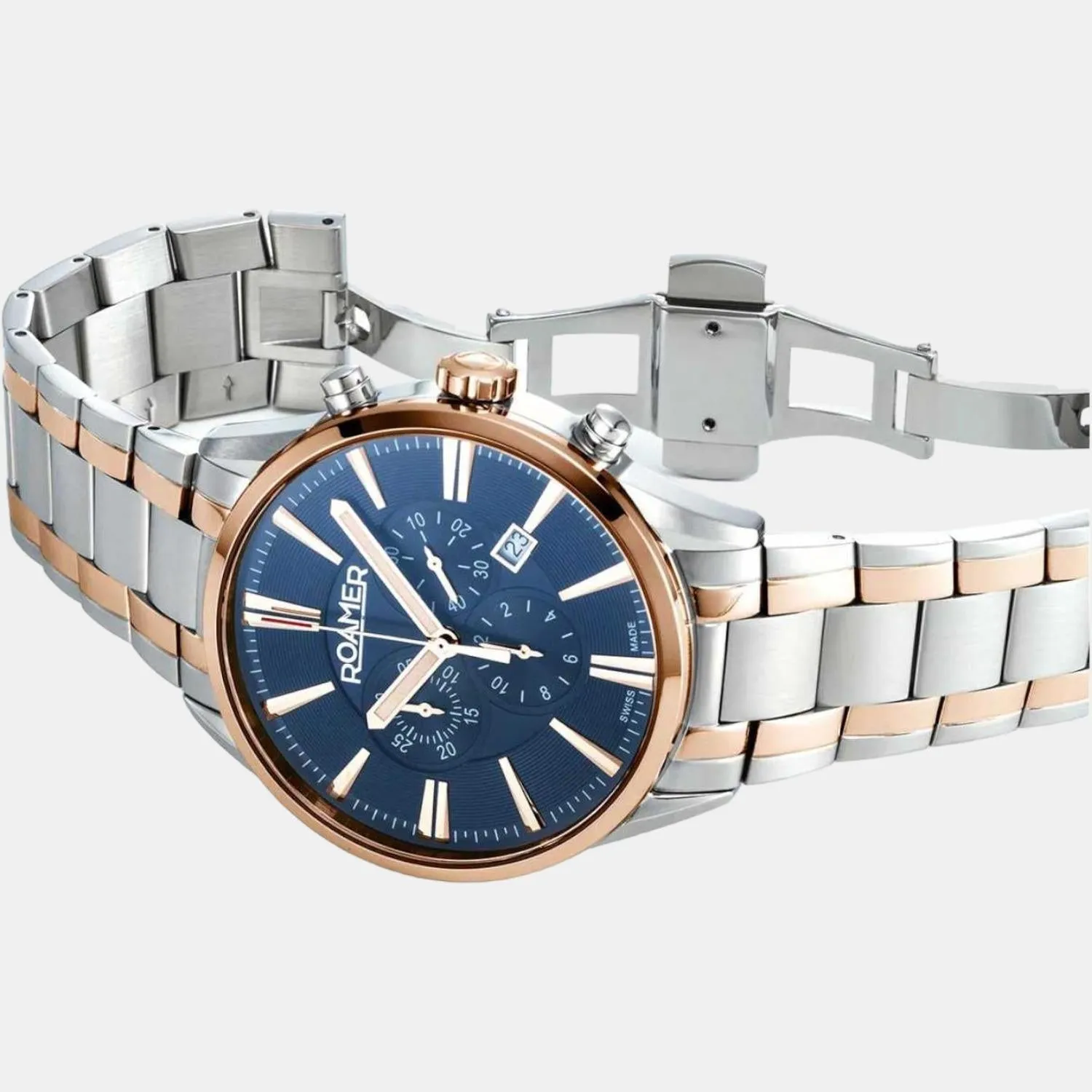 Superior Chrono Men's Analog Stainless Steel Watch 508837 49 85 50