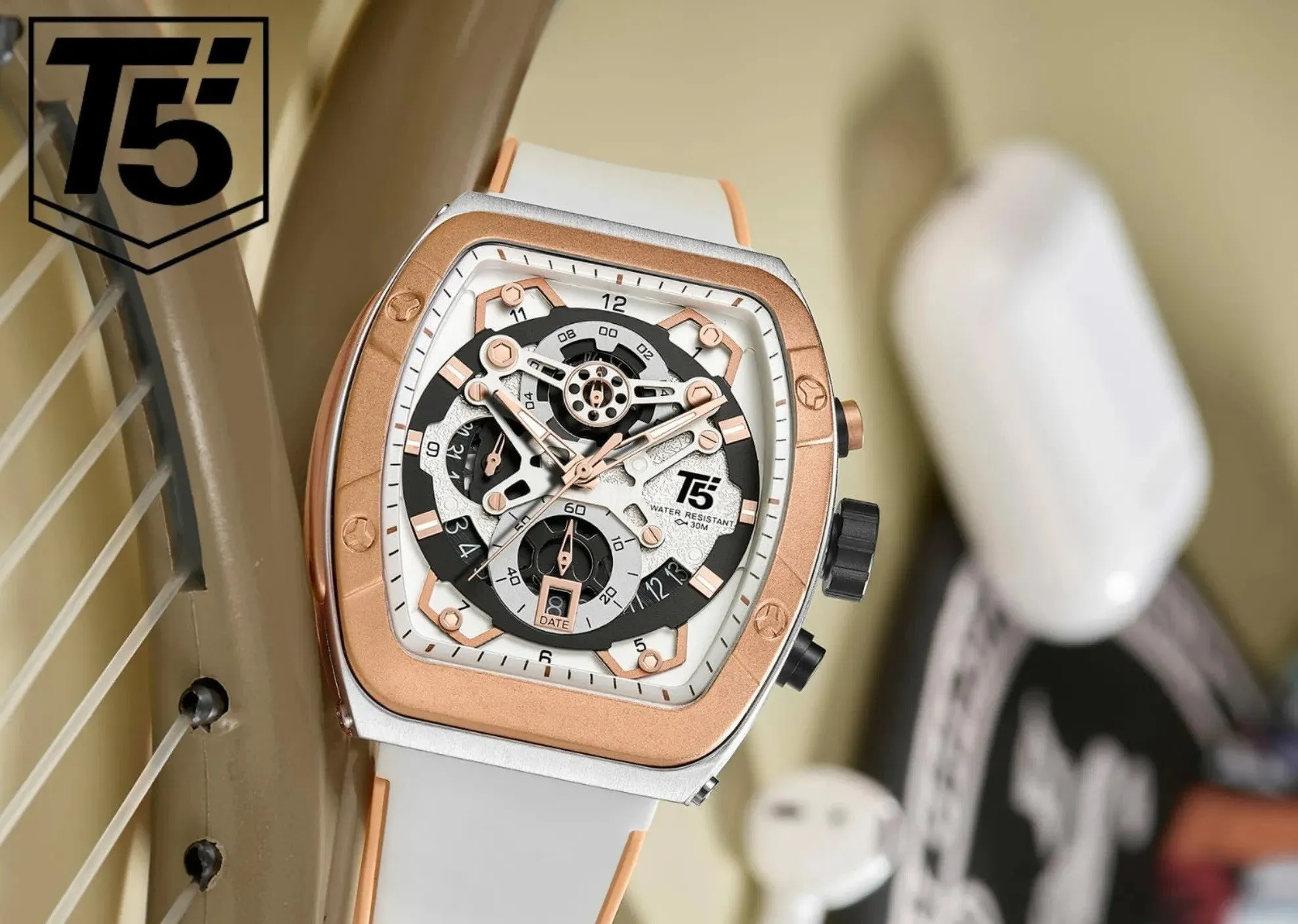 T5 EMPIRE SERIES WATCH-WHTRG