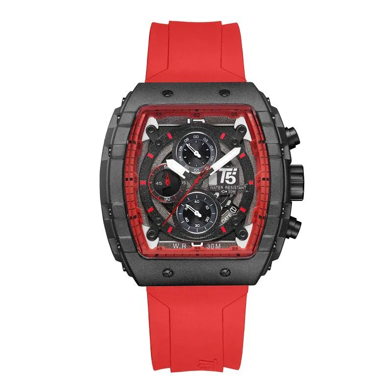 T5 GLIDER SERIES WATCH-RED